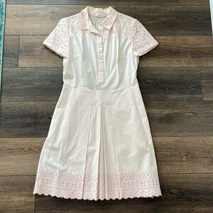Tory Burch Blush Crochet Dress Size S